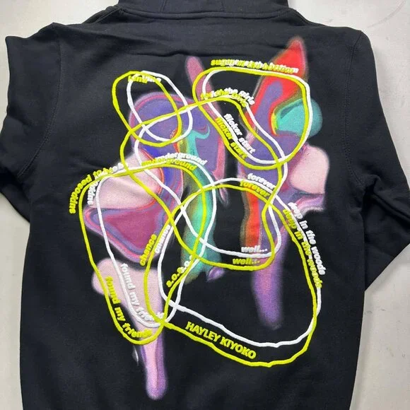 Official Hayley Kiyoko Tour Merch Panorama Black Hoodie Size Small Rare NEW - Picture 2 of 3